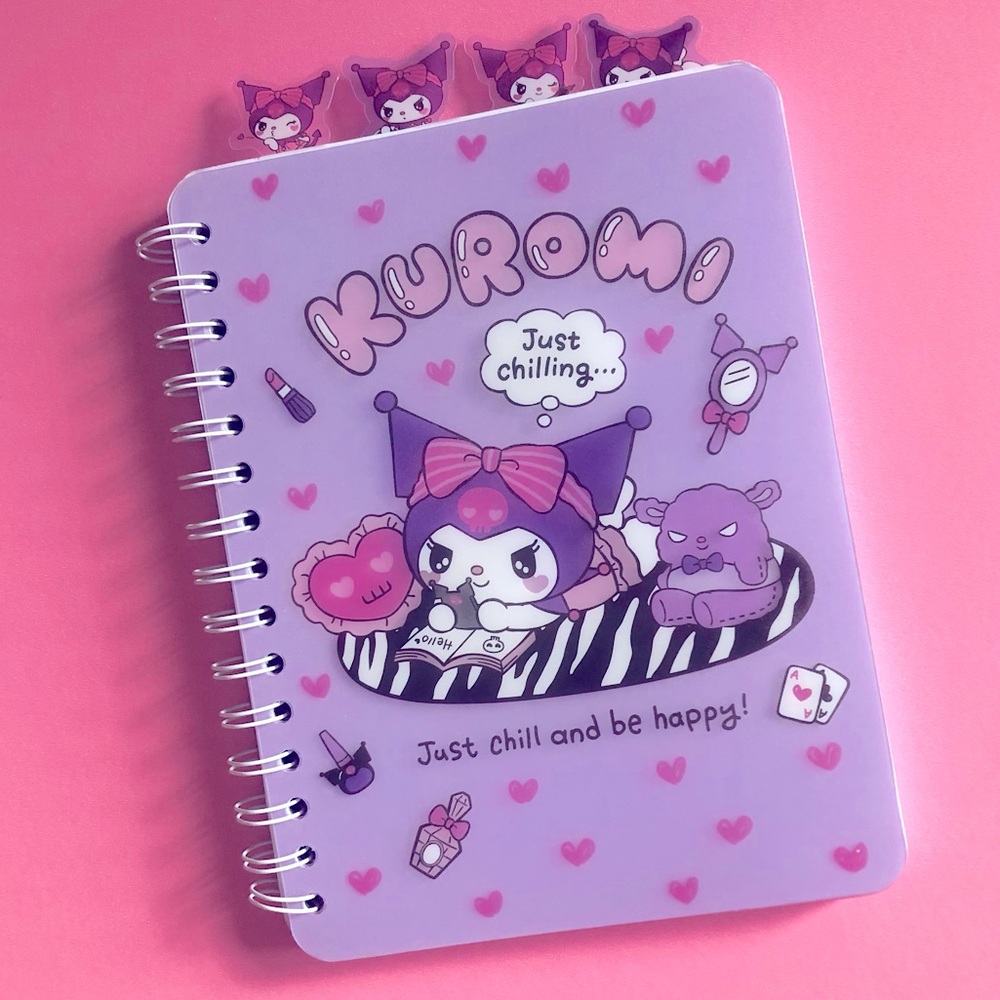 Kuromi Hello Kitty Sanrio Kawaii Notebook New